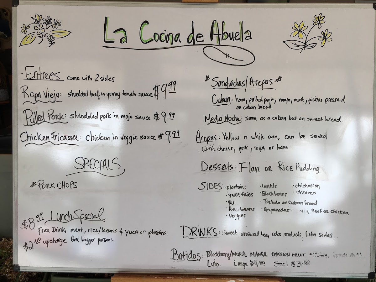 Menu La Cocina De Abuela-3